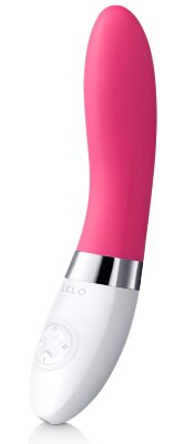 Перезаряжаемый вибратор Liv 2 Cerise - 17,4 см, цвет: розовый