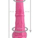 Фаллоимитатор-реалистик с мошонкой - 25 см, цвет: розовый