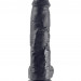 Фаллоимитатор-гигант Pipedream 10 Cock with Balls, цвет: черный - 25,4 см