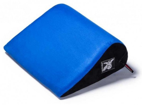 Подушка для секса Liberator Retail Jaz из замши, цвет: синий