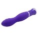 Вибратор ECSTASY Rippled Vibe - 19,5 см, цвет: фиолетовый