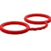 Силиконовые наручники Bondx Silicone Cuffs, цвет: красный