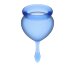 Набор менструальных чаш Feel good Menstrual Cup, цвет: синий
