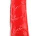 Реалистичный вибратор Hot Storm Devilish X3 - 23,2 см, цвет: красный