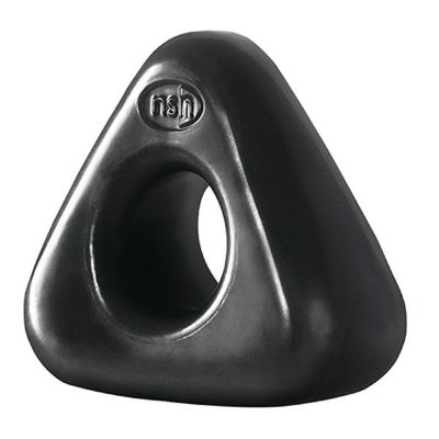 Треугольное эрекционное кольцо RENEGADE JUNK PUSHER, цвет: черный