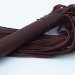 Кожаная плетка, цвет: коричневый - 56 см