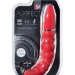 Гнущийся анальный вибратор Purrfect Silicone Deluxe 5.5inch, цвет: красный - 14 см