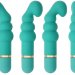 G-Spot вибромассажер Pleasurepillar - 14 см, цвет: зеленый
