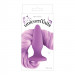 Анальная пробка Unicorn Tails Pastel Purple с хвостом, цвет: сиреневый