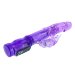 Вибратор-ротатор с клиторальным отростком, цвет: фиолетовый - 21 см