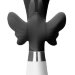 Вибратор-кролик Alexios - 21 см, цвет: черный