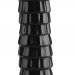 Рельефный фантазийный фаллоимитатор - 26,5 см, цвет: черный