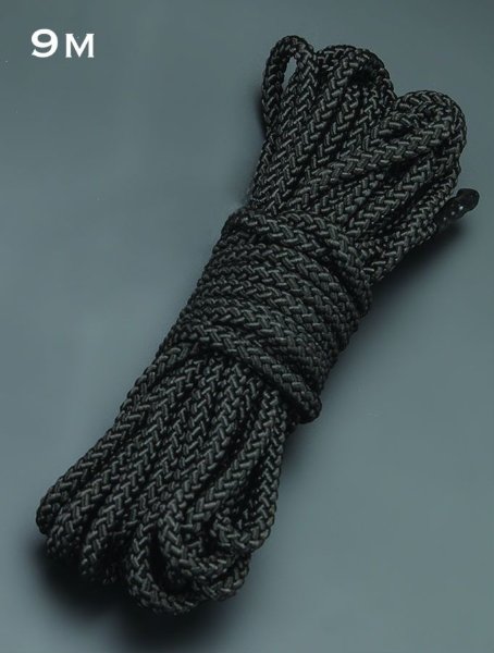 Веревка для связывания, цвет: черный - 9 м