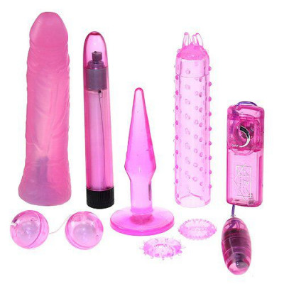Эротический набор Mystic Treasures Couples Toy Kit, цвет: розовый