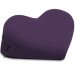 Подушка-сердце для секса Liberator Retail Heart Wedge из вельвета, цвет: фиолетовый