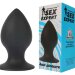 Анальная втулка Sex Expert, цвет: черный - 8 см