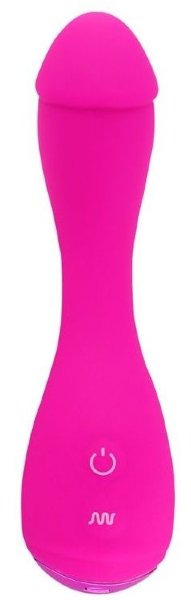 Вибратор Devil Dick - 16 см, цвет: розовый