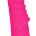 Ребристый вибромассажер для стимуляции точки G - 15 см, цвет: розовый