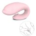 Вибромассажер для пар WINTER, цвет: нежно-розовый
