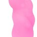 Миниатюрный спиралевидный вибромассажер - 6,9 см, цвет: розовый