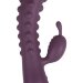 Вибромассажер SMON №1 с бугорками - 21,5 см, цвет: фиолетовый
